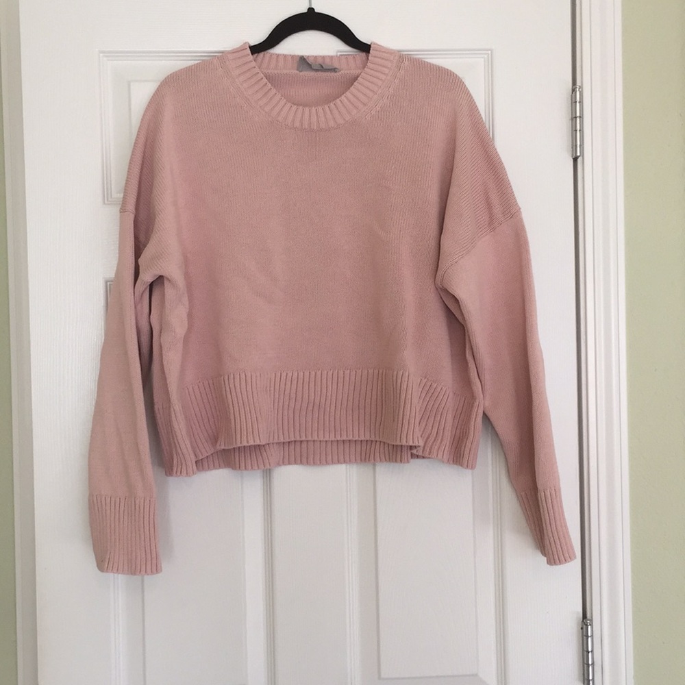 Everlane Soft Cotton Square Crew Sweater